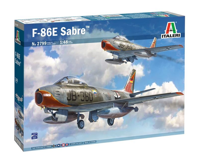 Italeri IT2799_V 1/48 F- 86E Sabre Italeri IT2799_V 1/48 F- 86E Sabre
