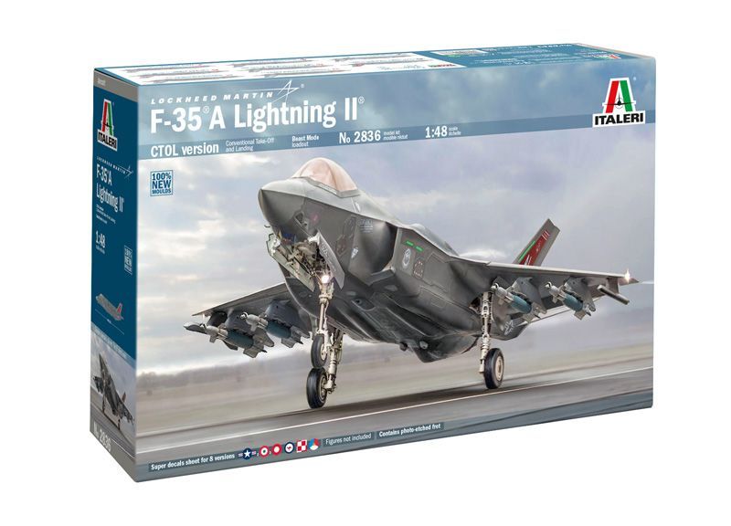 Italeri IT2836_V 1/48 Lockheed Martin F-35A Lightning II ( New Tooling in 2025 )