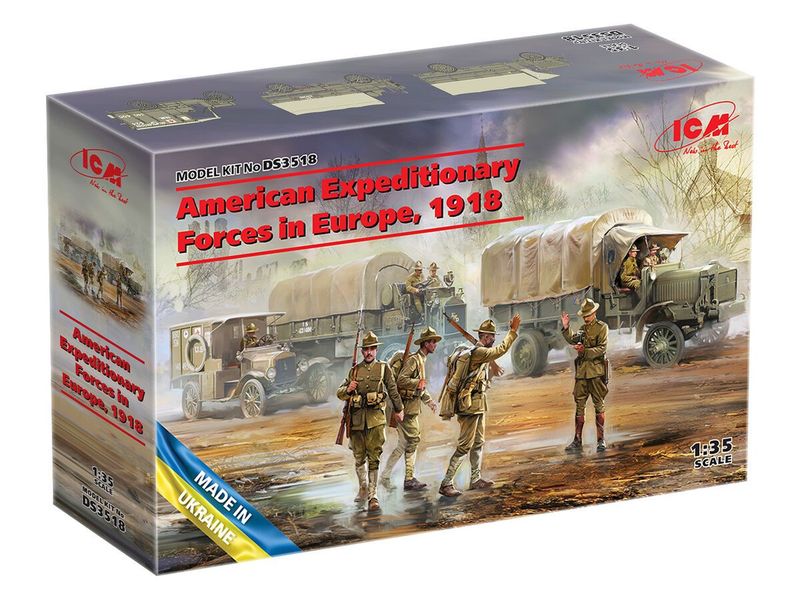 ICM ICMDS3518 1/35 American Expeditionary Forces in Europe, 1918 ICM ICMDS3518 1/35 American Expeditionary Forces in Europe, 1918
