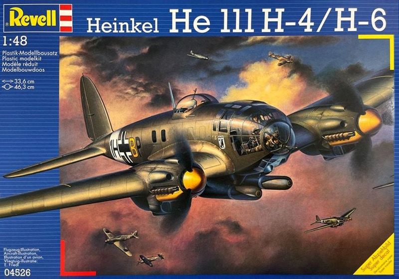 REVELL REV04526_S 1/48 Heinkel He 111 H-4/H-6 REVELL REV04526_S 1/48 Heinkel He 111 H-4/H-6