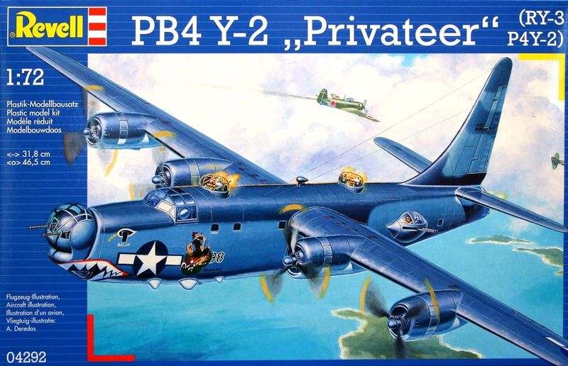 REVELL REV04292_S 1/72 PB4 Y-2 Privateer/Liberator RY-3 REVELL REV04292_S 1/72 PB4 Y-2 Privateer/Liberator RY-3