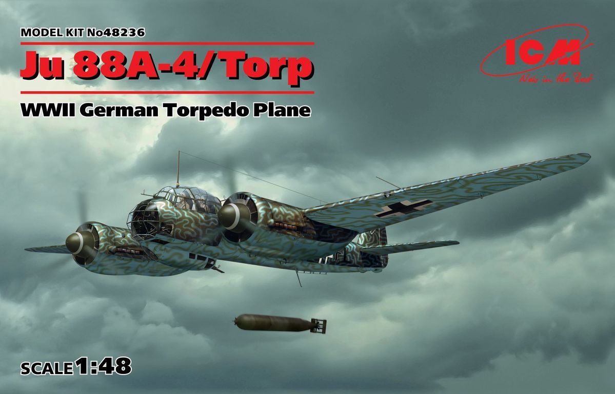 ICM ICM48236_S 1/48 WW.II , Ju 88A - 4 , Torpedo Bomber ICM ICM48236_S 1/48 WW.II , Ju 88A - 4 , Torpedo Bomber