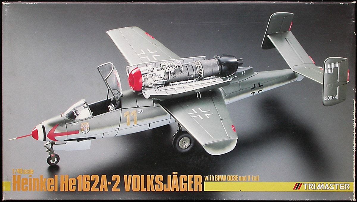 DRAGON DRMA02_S 1/48 Heinkel He162A -2 'Salamander' w/engine ( BMW 003 Strahltriebwerk ) DRAGON DRMA02_S 1/48 Heinkel He162A -2 'Salamander' w/engine ( BMW 003 Strahltriebwerk )