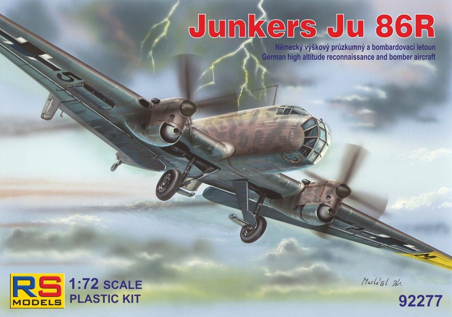 RS Models RS92277_S 1/72 Junkers Ju 86R RS Models RS92277_S 1/72 Junkers Ju 86R
