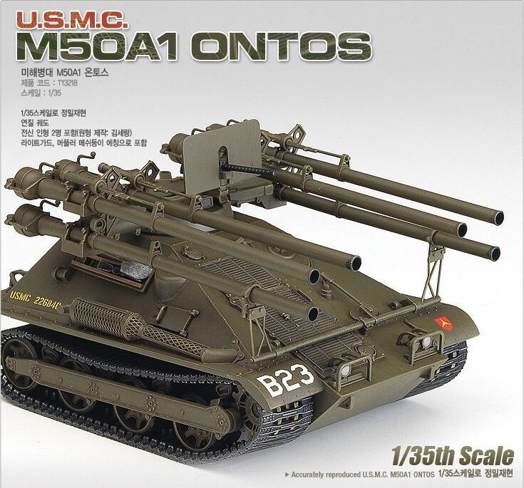 Academy 13218 1/35 U.S.M.C M50A1 'Ontos' Academy 13218 1/35 U.S.M.C M50A1 'Ontos'