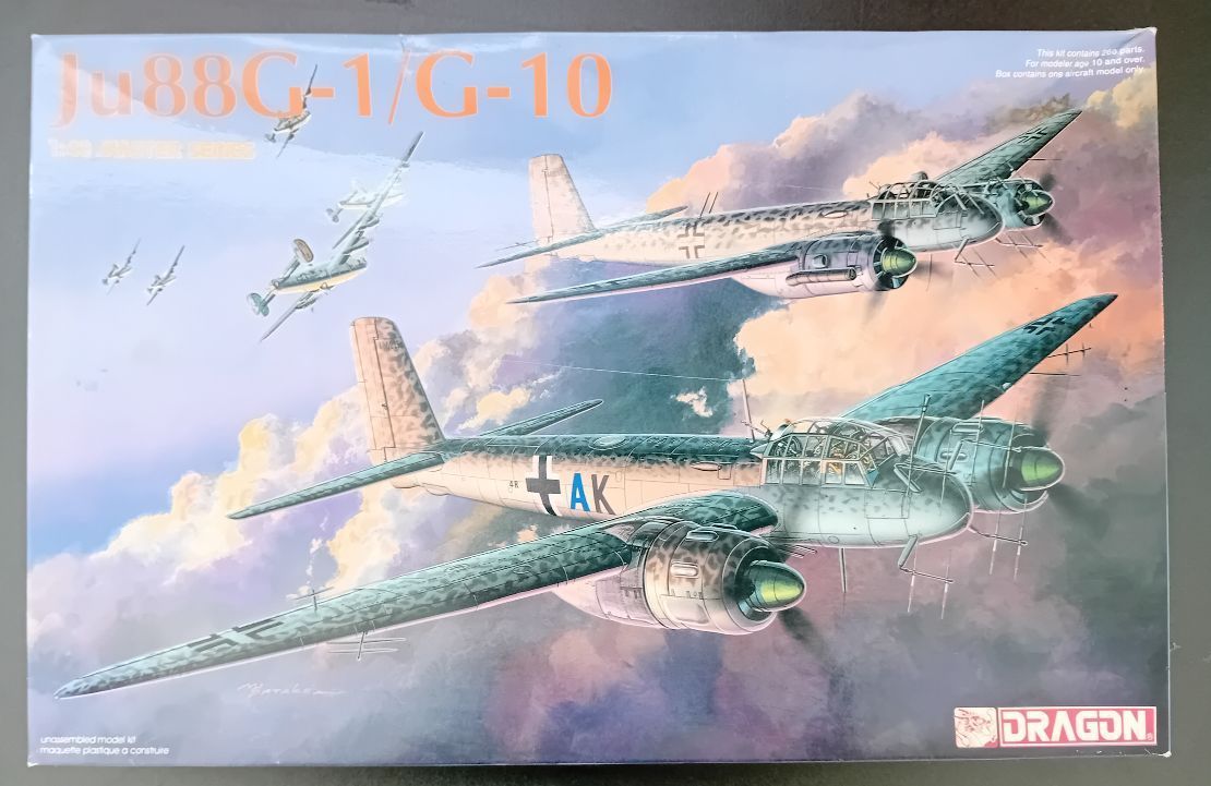 DRAGON DR5505+5521 1/48 Ju88G-1/G-10 + Horten Ho229A-1 Flying Wing , Master Series - aus Sammlungsaufkauf ( angefangene Modelle ) !!