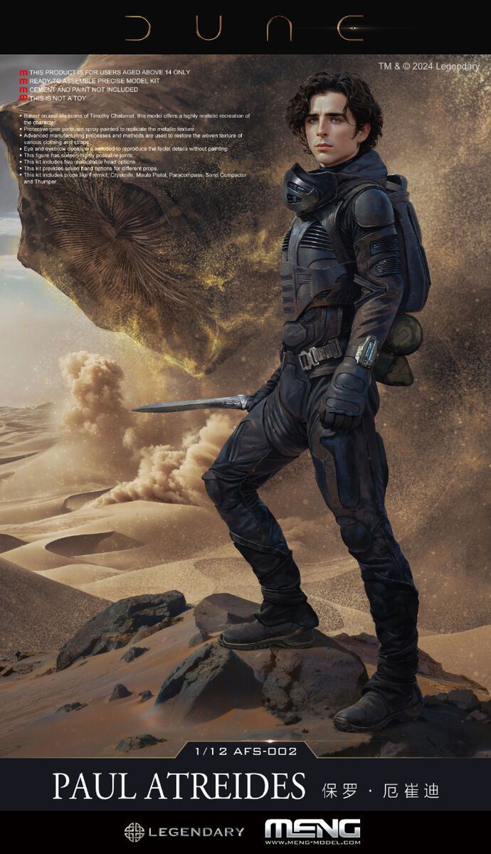 MENG AFS002 _V 1/12 Dune Paul Atreides