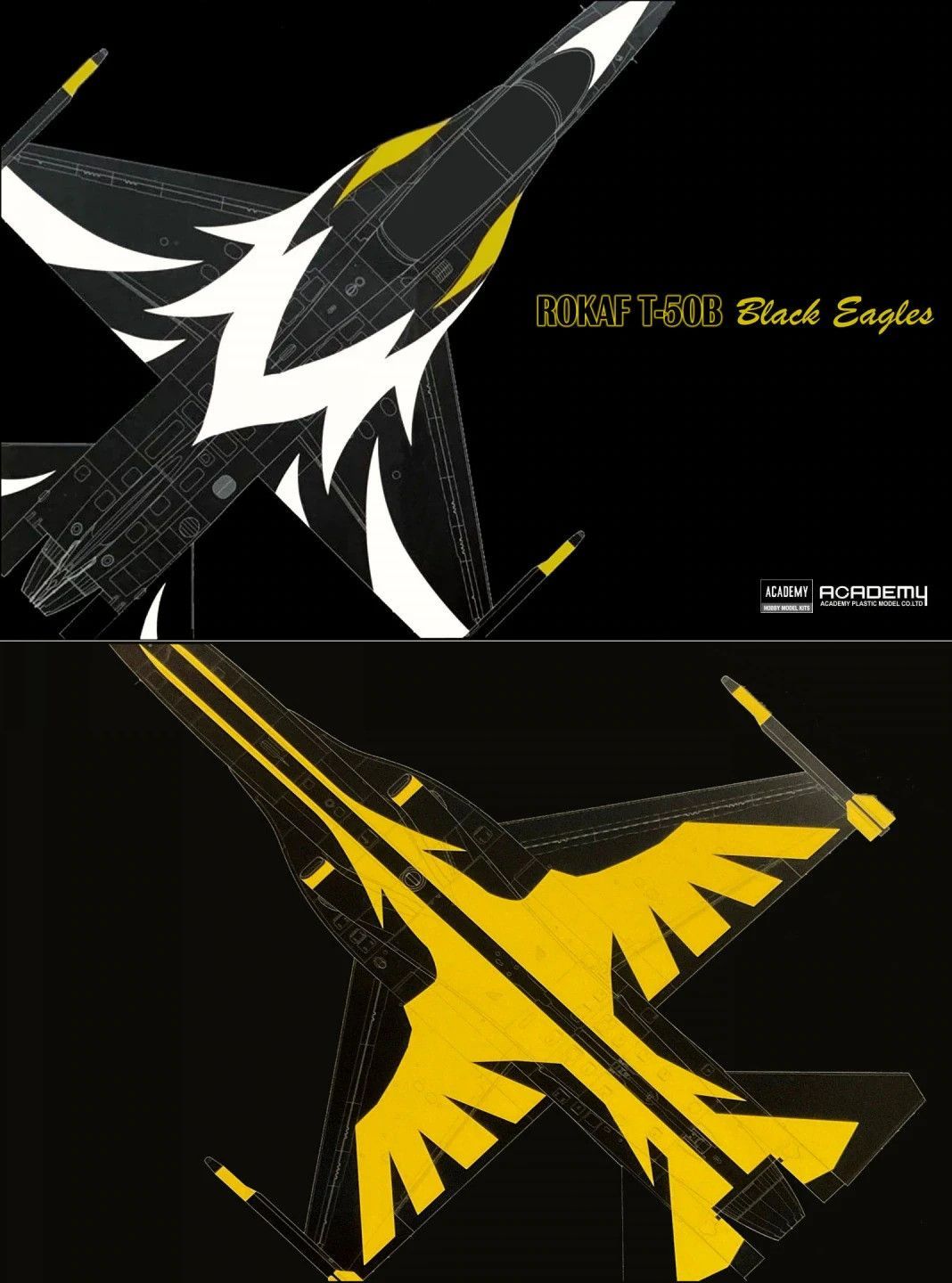 Academy 12242 1/48 ROKAF T-50B [ Black Eagles ]