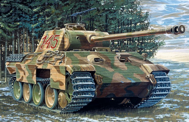 Italeri IT0270 1/35 Germ. Sd.Kfz. 171 Panther , Ausf. A Italeri IT0270 1/35 Germ. Sd.Kfz. 171 Panther , Ausf. A