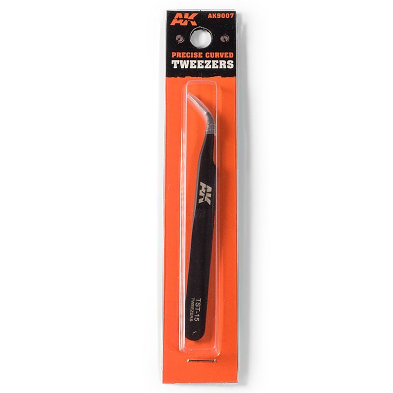 AK INTERACTIVE AK9007 Precise Curved Tweezers AK INTERACTIVE AK9007 Precise Curved Tweezers