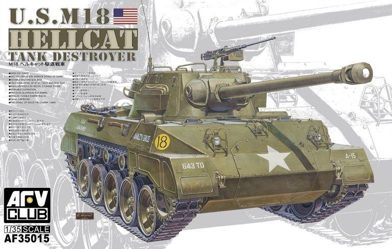 AFV CLUB AFV35015_V 1/35 M -18 Hellcat Tank Destroyer AFV CLUB AFV35015_V 1/35 M -18 Hellcat Tank Destroyer