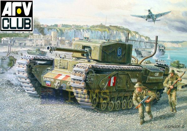 AFV CLUB AFV35176_V 1/35 Churchill III Dieppe 1942 AFV CLUB AFV35176_V 1/35 Churchill III Dieppe 1942