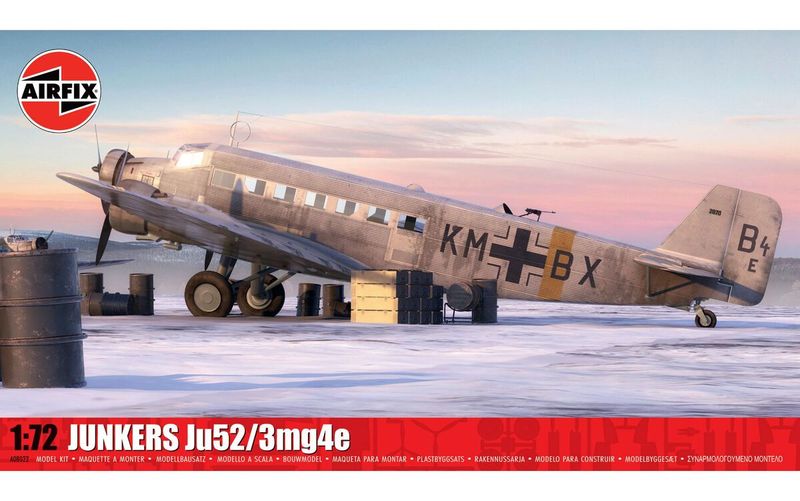 Airfix AF08022 1/72 Junkers Ju - 52/3mg4e Airfix AF08022 1/72 Junkers Ju - 52/3mg4e