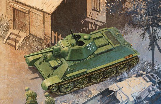 DRAGON DR6424 1/35 T- 34/76 Mod.1942 Hexagonal Turret - Soft Edge Type - Smart Kit