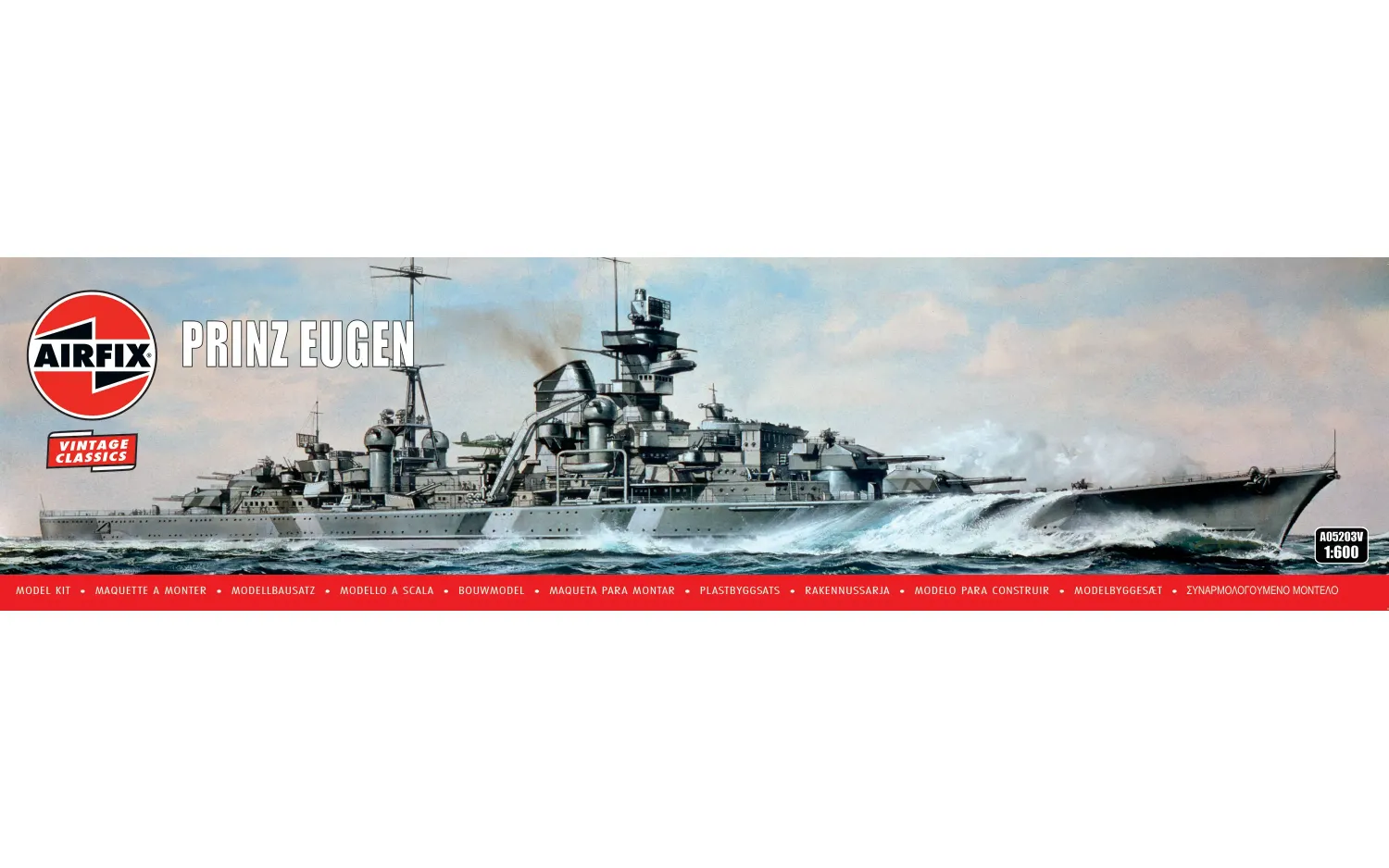 Airfix AF05203V 1/600 Prinz Eugen ( Vintage Classics ) Airfix AF05203V 1/600 Prinz Eugen ( Vintage Classics )