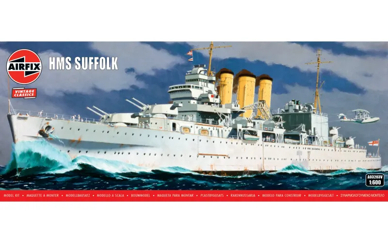 Airfix AF03203V 1/600 HMS Suffolk ( Vintage Classics ) Airfix AF03203V 1/600 HMS Suffolk ( Vintage Classics )