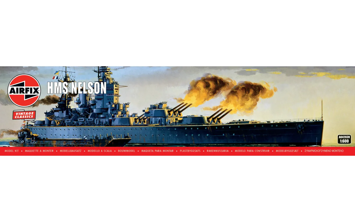 Airfix AF04203V 1/600 HMS Nelson ( Vintage Classics ) Airfix AF04203V 1/600 HMS Nelson ( Vintage Classics )