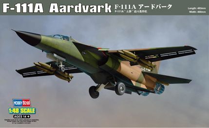 Hobby Boss HB80348 1/48 General - Dynamics F-111A 'Aardvark' Hobby Boss HB80348 1/48 General - Dynamics F-111A 'Aardvark'