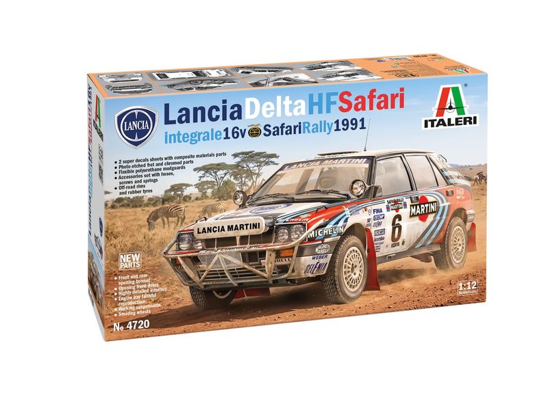Italeri IT4720_V 1/12 Lancia Delta HF Safari Integrale 16V - Safari Rally 1991 Italeri IT4720_V 1/12 Lancia Delta HF Safari Integrale 16V - Safari Rally 1991
