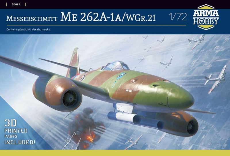 ArmaHobby AR70084 1/72 Messerschmitt Me -262 A -1a w/WGr.21 ArmaHobby AR70084 1/72 Messerschmitt Me -262 A -1a w/WGr.21