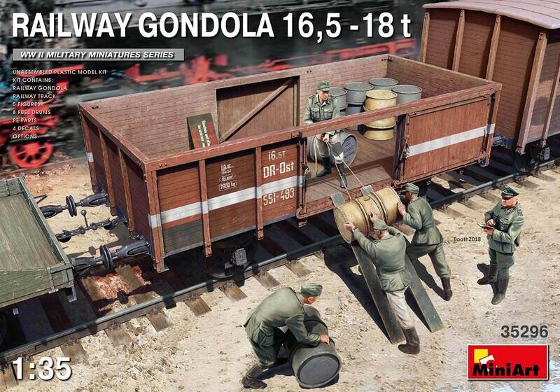 Miniart MA35296_S 1/35 Offener Eisenbahn Güterwagen 16,5-18t Miniart MA35296_S 1/35 Offener Eisenbahn Güterwagen 16,5-18t