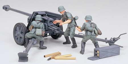Tamiya TM35047_S 1/35 German 75mm Anti tank Gun w/Crew Tamiya TM35047_S 1/35 German 75mm Anti tank Gun w/Crew