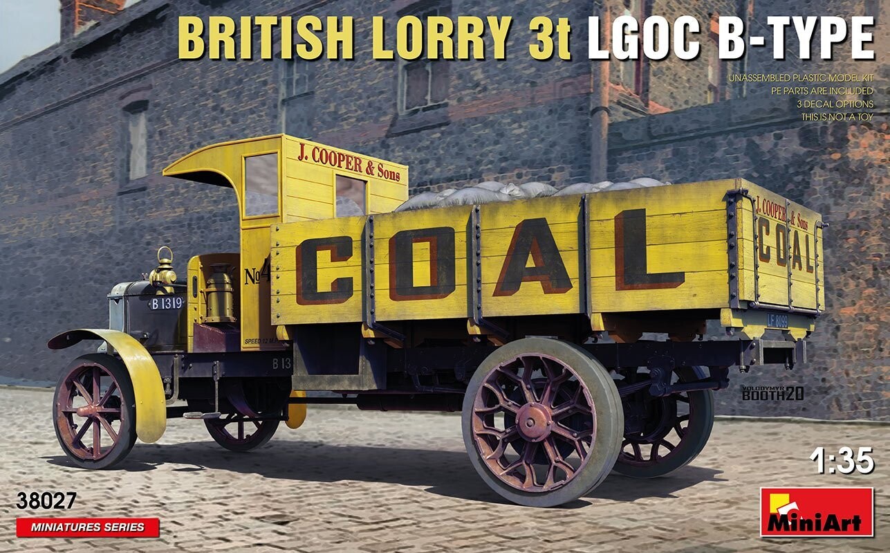 Miniart MA38027_S 1/35 Brit. Lorry 3T LGOC B-Type Miniart MA38027_S 1/35 Brit. Lorry 3T LGOC B-Type