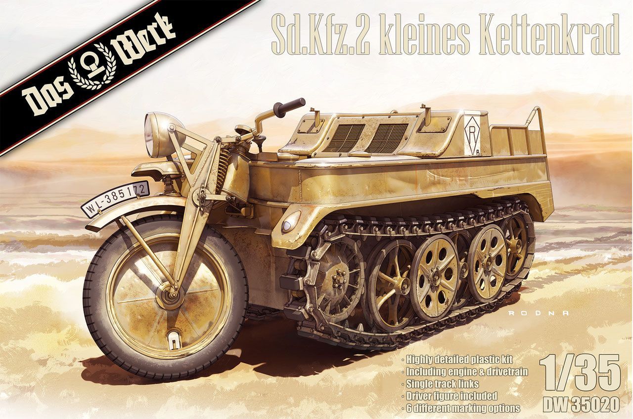 Das Werk DAW35020_S 1/35 Sd.Kfz.2 - kleines Kettenkrad Das Werk DAW35020_S 1/35 Sd.Kfz.2 - kleines Kettenkrad