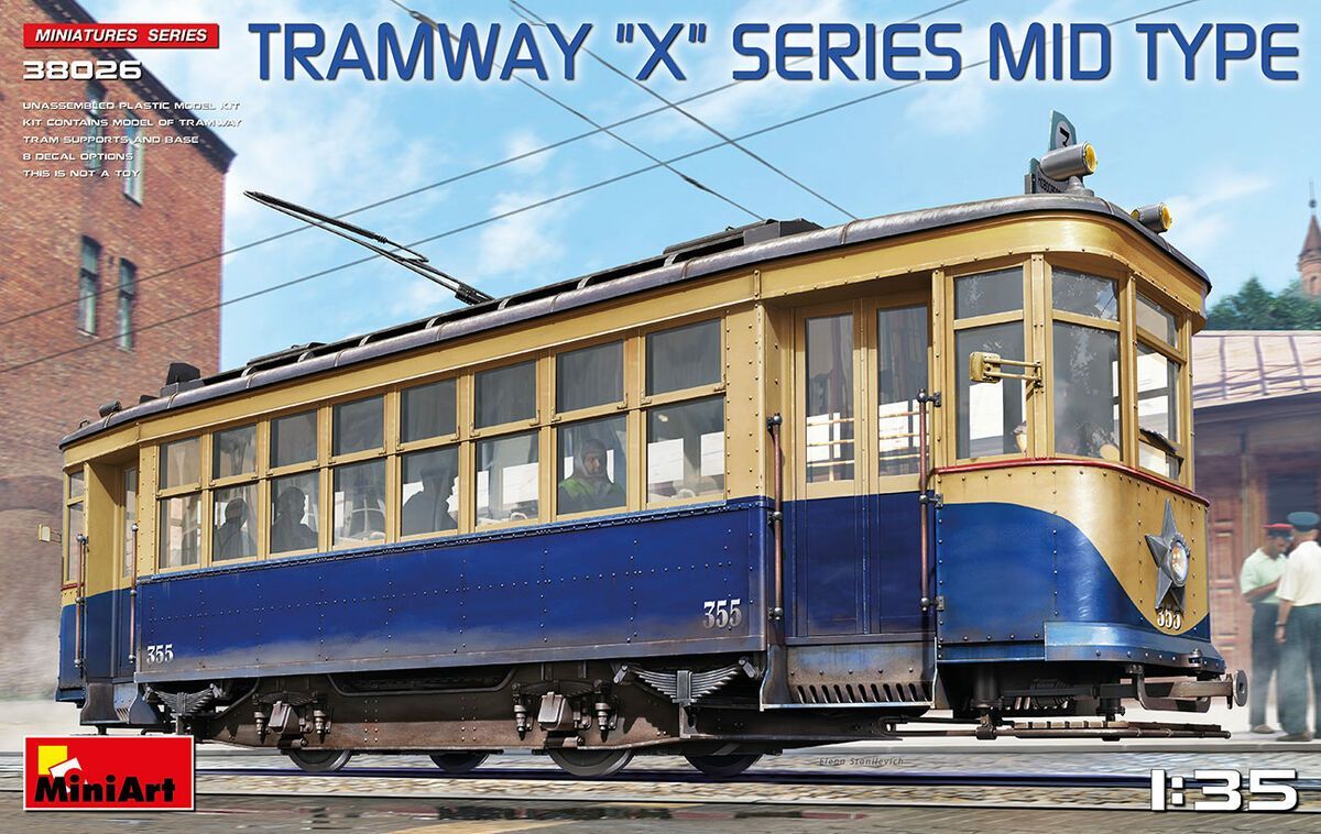 Miniart MA38026_S 1/35 Tramway Miniart MA38026_S 1/35 Tramway "X" Series - Mid Type