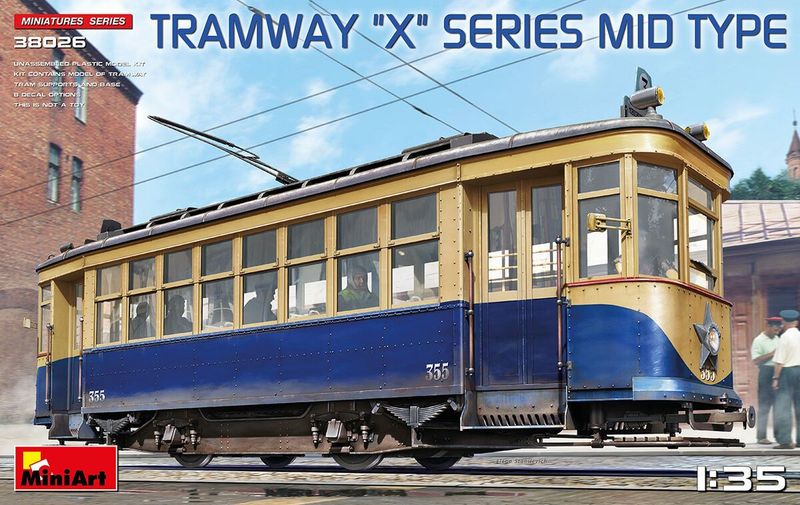 Miniart MA38026_S 1/35 Tramway Miniart MA38026_S 1/35 Tramway "X" Series - Mid Type