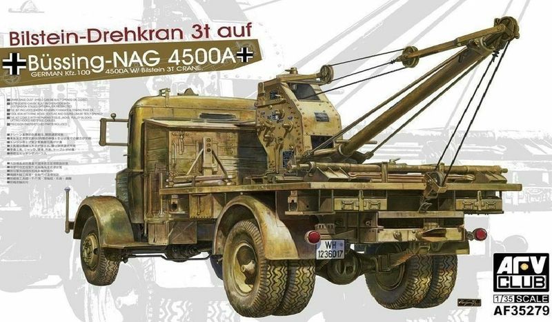 AFV CLUB AFV35279_V 1/35 German Kfz.100 - L4500A w/Bilstein 3T Crane AFV CLUB AFV35279_V 1/35 German Kfz.100 - L4500A w/Bilstein 3T Crane