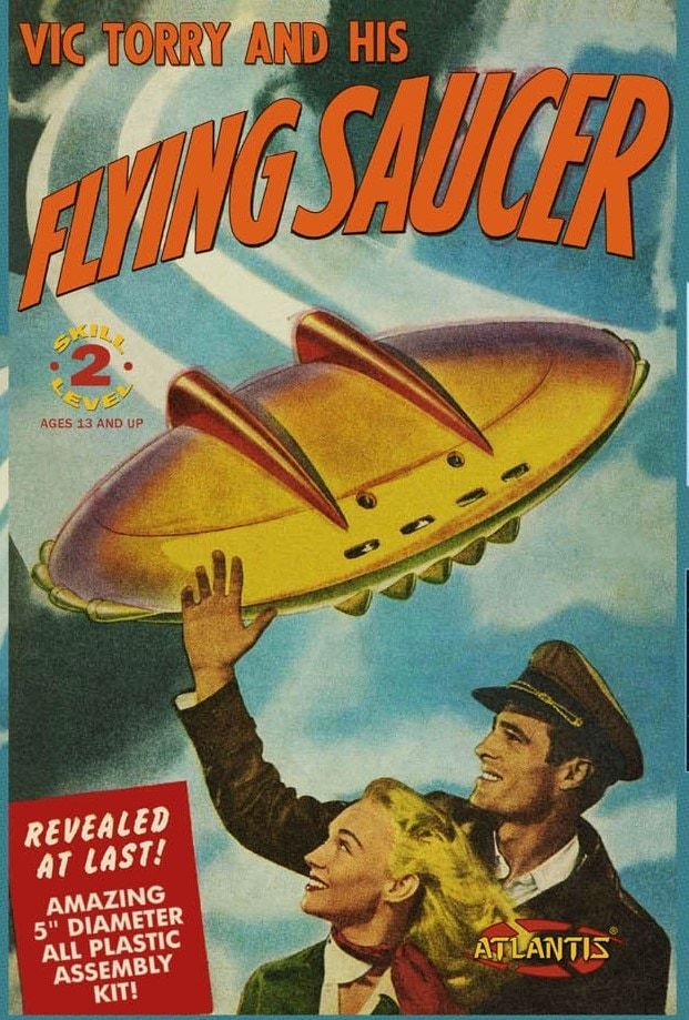 Atlantis ATL-1009_V 1/48 5 Atlantis ATL-1009_V 1/48 5" Vic Torrey and his Flying Saucer