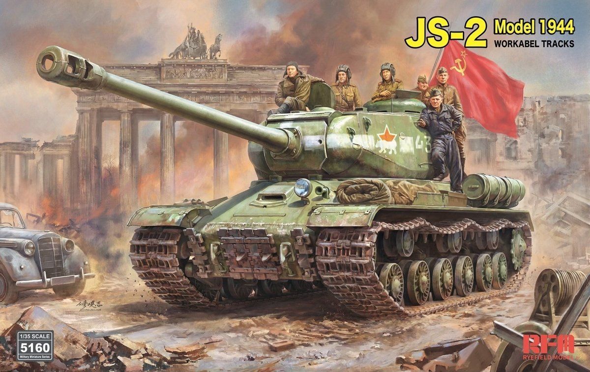 RYEFIELD RM5160 1/35 IS -2 Model , 1944 w/Workable Tracks RYEFIELD RM5160 1/35 IS -2 Model , 1944 w/Workable Tracks