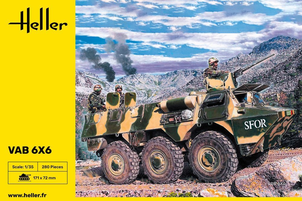 HELLER HE81141_S 1/35 VAB 6X6 HELLER HE81141_S 1/35 VAB 6X6
