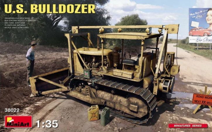 Miniart MA38022 1/35 U.S. Bulldozer Miniart MA38022 1/35 U.S. Bulldozer