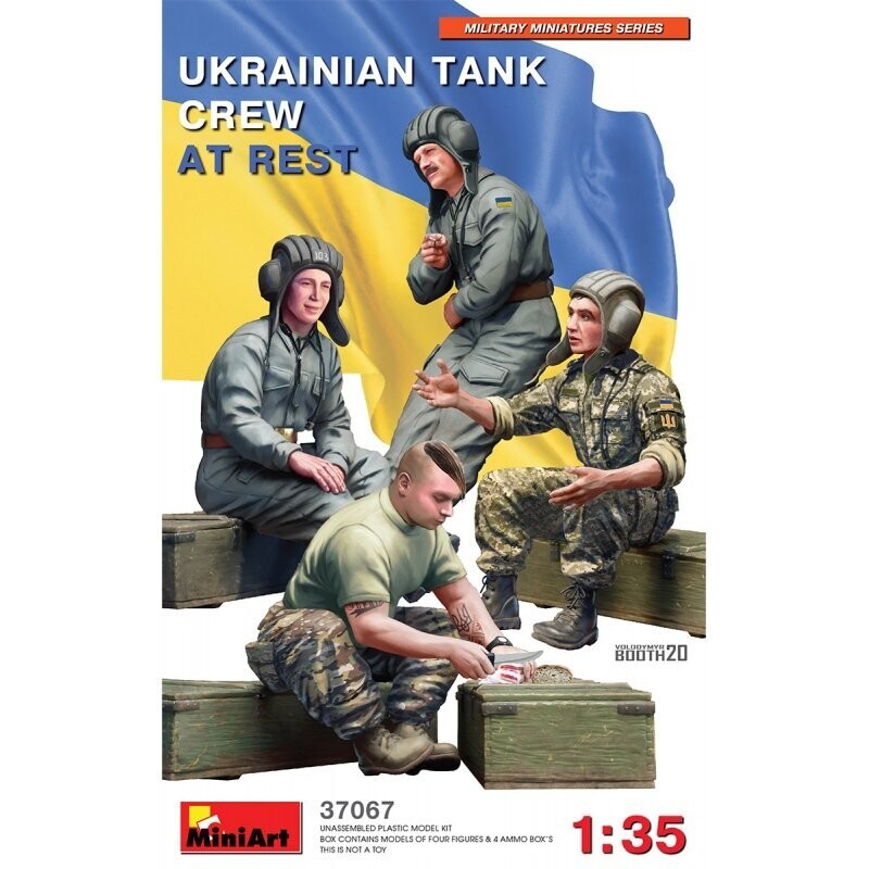 Miniart MA37067_S 1/35 Ukrainian Tank Crew At Rest Miniart MA37067_S 1/35 Ukrainian Tank Crew At Rest