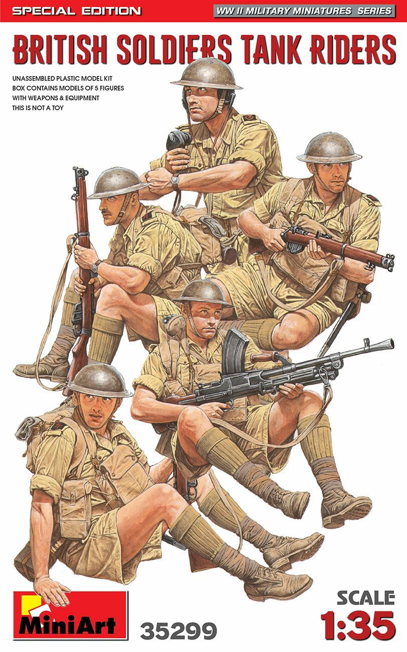 Miniart MA35299_S 1/35 British Soldiers Tank Riders Special Edition Miniart MA35299_S 1/35 British Soldiers Tank Riders Special Edition