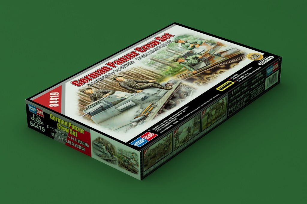 HOBBYBOSS HB84419_S 1/35 German Panzer Crew Set HOBBYBOSS HB84419_S 1/35 German Panzer Crew Set