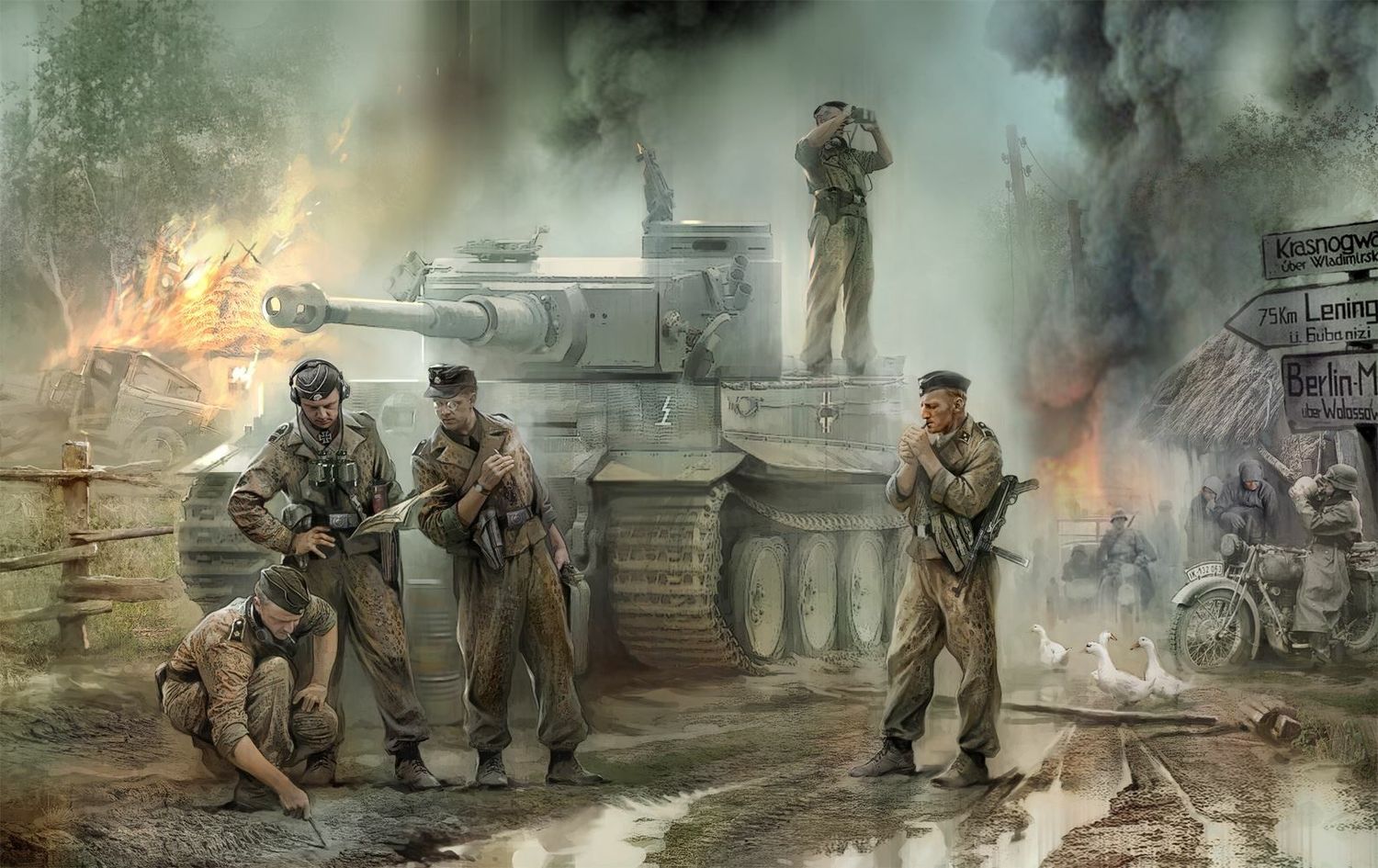 Zvezda ZV3614_S 1:35 WW.II German Tank Crew ( 1943 -1945 ) Zvezda ZV3614_S 1:35 WW.II German Tank Crew ( 1943 -1945 )