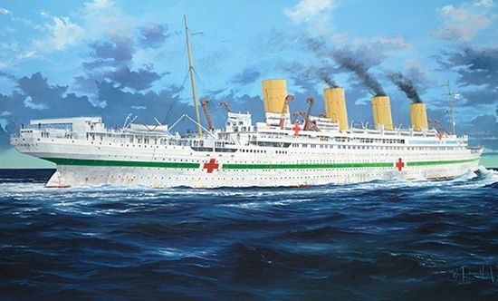 Trumpeter TR03721_V 1/200 HMHS Britannic Trumpeter TR03721_V 1/200 HMHS Britannic
