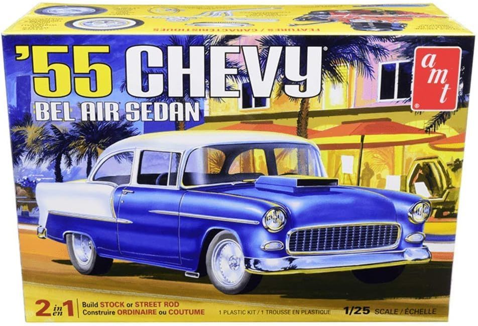 AMT AMT1119_V 1/32 Chevy Bel Air Sedan ( 1955 ) AMT AMT1119_V 1/32 Chevy Bel Air Sedan ( 1955 )