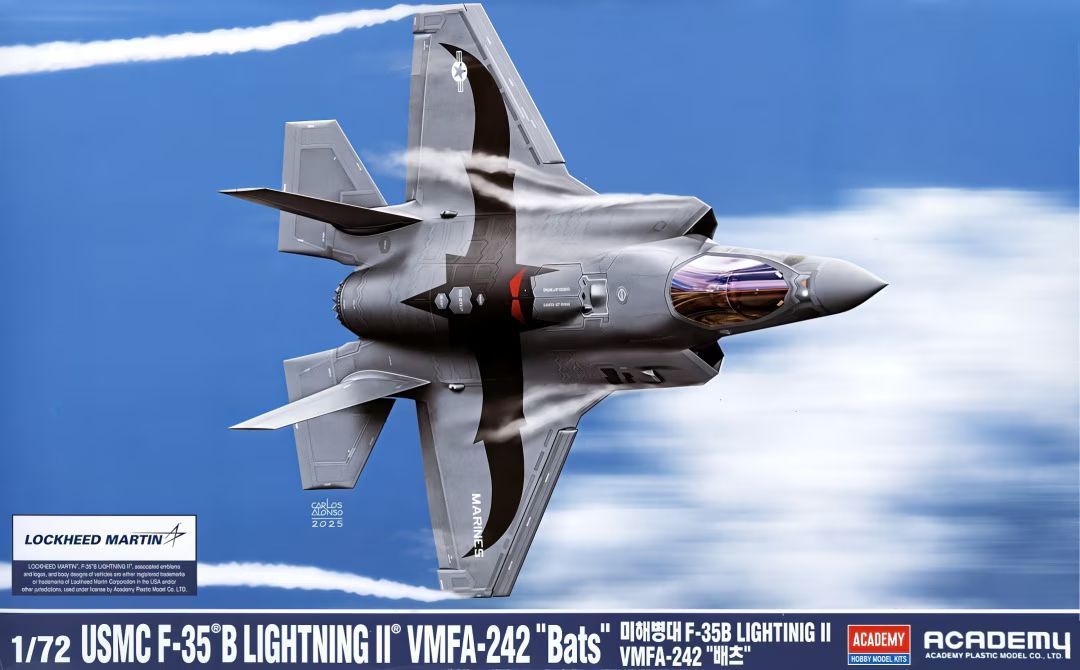Academy 12592 1/72 Lockheed Martin F-35 B Lightning II - VMFA - 242 Academy 12592 1/72 Lockheed Martin F-35 B Lightning II - VMFA - 242 "Bats"