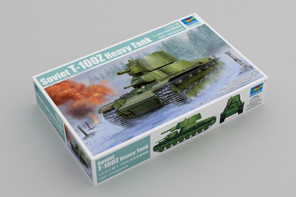Trumpeter TR09591 1/35 Soviet T-100Z , Heavy Tank - ANGEBOT !!! Trumpeter TR09591 1/35 Soviet T-100Z , Heavy Tank - ANGEBOT !!!