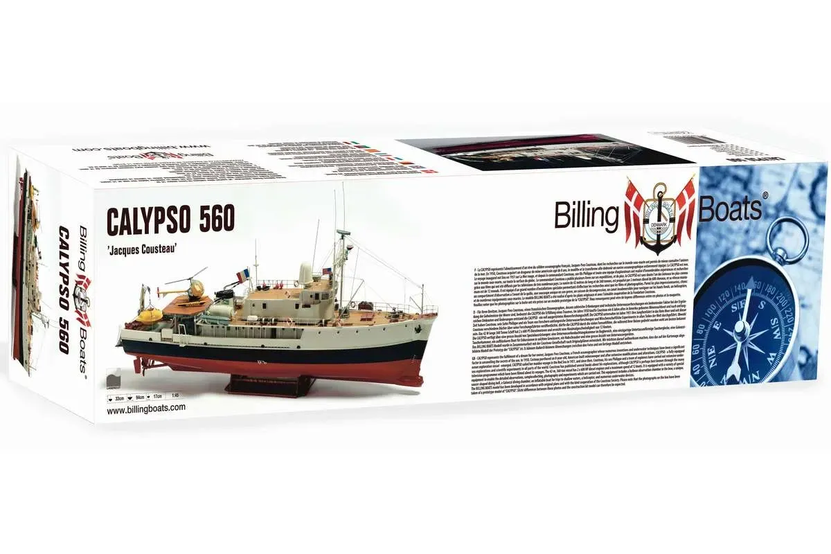 Billing Boats BIL510560_V 1/45 CALYPSO PLASTIC HULL , Schiffsbauset - Montagebausatz Billing Boats BIL510560_V 1/45 CALYPSO PLASTIC HULL , Schiffsbauset - Montagebausatz