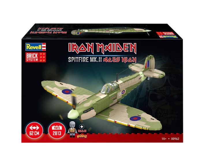 REVELL REV00962 1/18 WW.II , Iron Maiden Spitfire Mk.II 'Aces High' - Brick System REVELL REV00962 1/18 WW.II , Iron Maiden Spitfire Mk.II 'Aces High' - Brick System