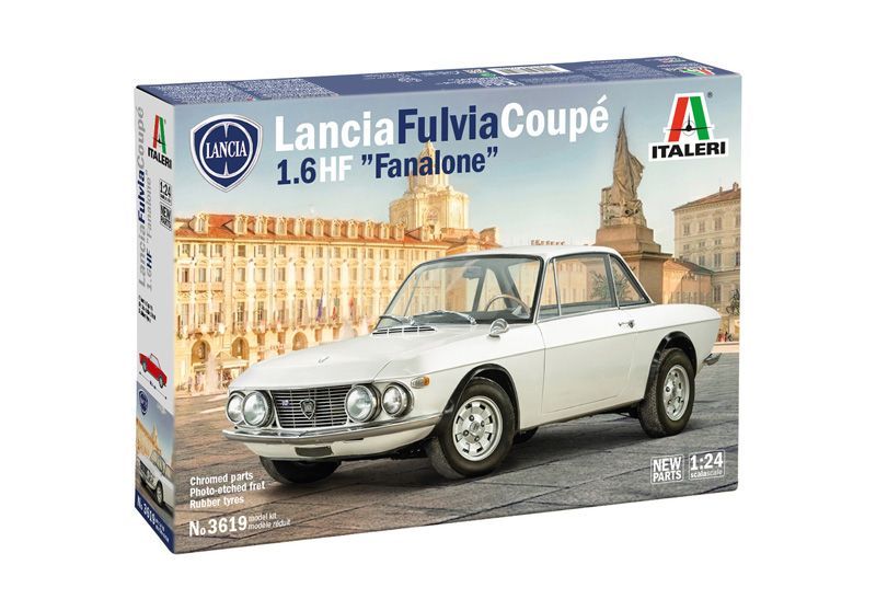 Italeri IT3619_V 1/24 Lancia Fulvia Coupe 1.6 HF Italeri IT3619_V 1/24 Lancia Fulvia Coupe 1.6 HF "Fanalone"