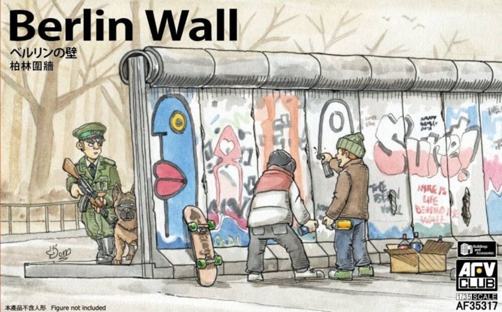 AFV CLUB AFV35317_V 1/35 Berlin Wall ( 3 Pieces )