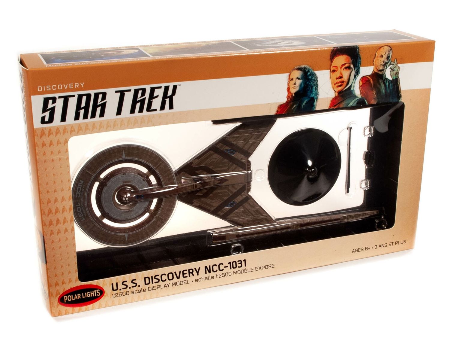 Polar Lights POL979_V 1/2500 Star Trek - USS Discovery , Prebuilt