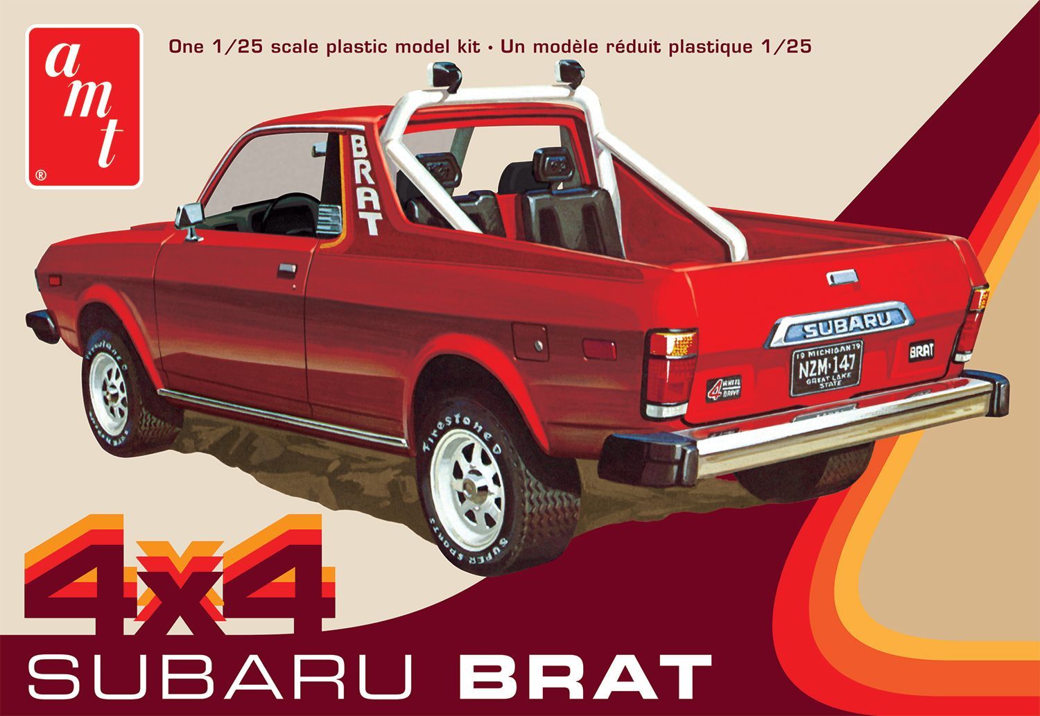 AMT AMT1128_V 1/24 1978 Subaru Brat Pick Up AMT AMT1128_V 1/24 1978 Subaru Brat Pick Up
