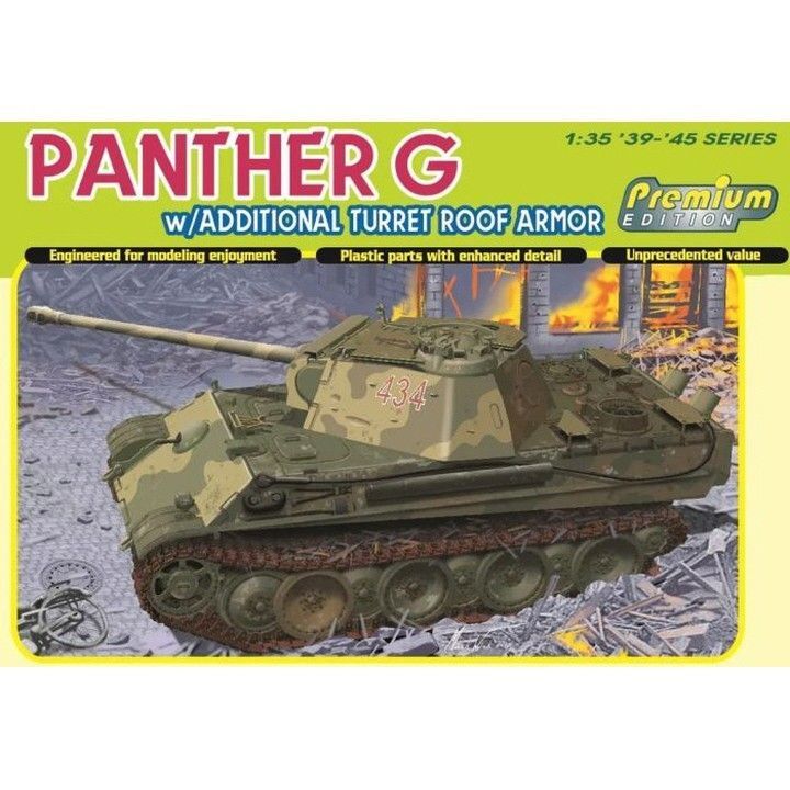 DR6913 DRAGON _V 1/35 Panther G w/Additional Turret Roof Armor (Premium Edition)